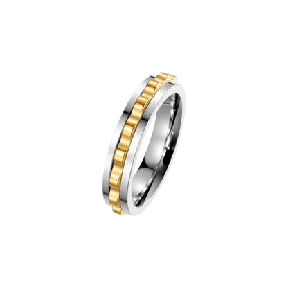 Dünner Zahnrad Anti-Stress-Ring – Edelstahl