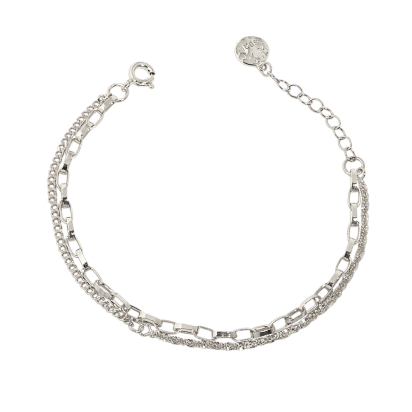 Partner bracelet 925 Sterling silver • Engraving as desired
