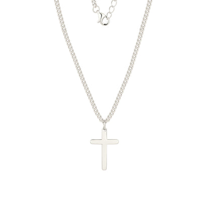 Square Zirconia Necklace - 925 Silver