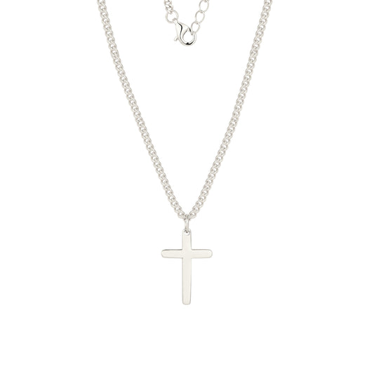 Square Zirconia Necklace - 925 Silver