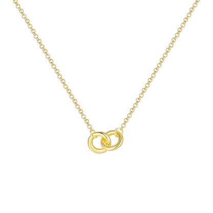 Gold Abstract Ring • 925 Sterling Silver Open Ring