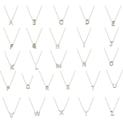 Square Zirconia Necklace - 925 Silver