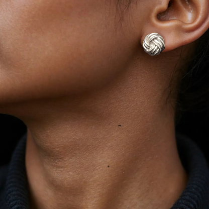 Dainty crystal hoop earrings • Zirconia crystals