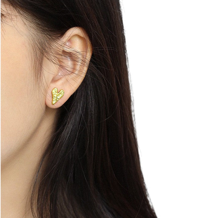 Dainty crystal hoop earrings • Zirconia crystals