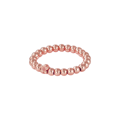 Blüten Kugel Anti-Stress-Ring – 925 Silber