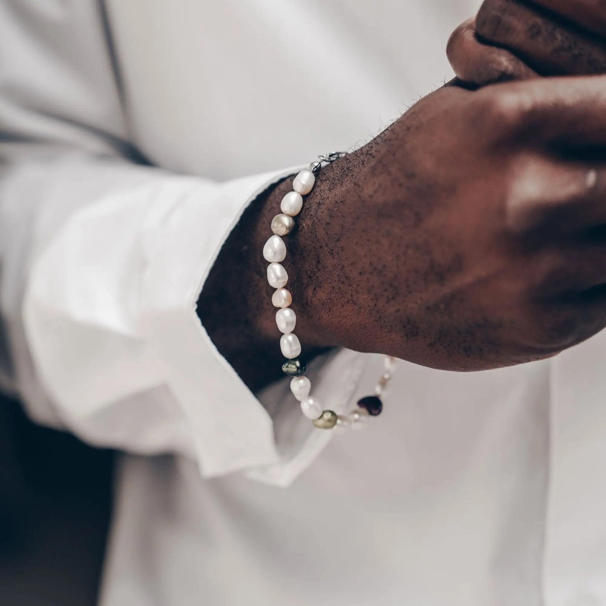 Farbige Perlen Armband • Süßwasserperlen Armband Vielring