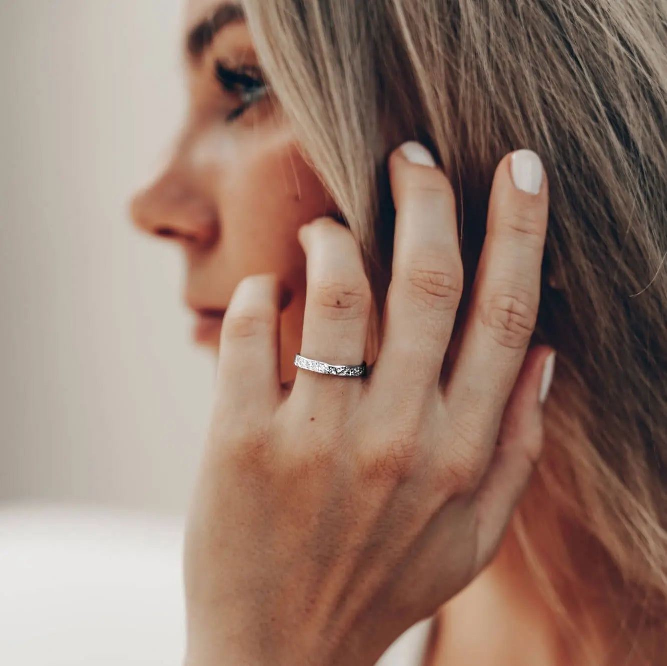 Filigraner Abstrakter Ring • 925 Sterling Silber Vielring