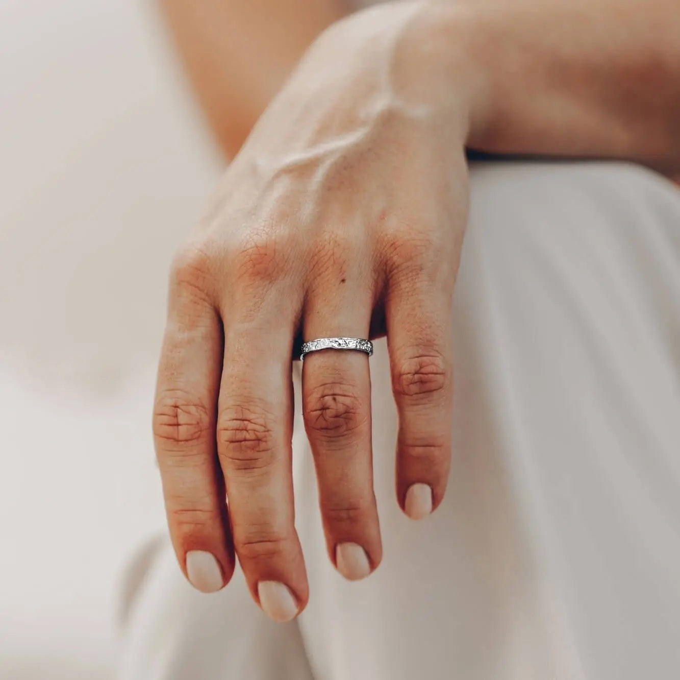 Filigraner Abstrakter Ring • 925 Sterling Silber Vielring