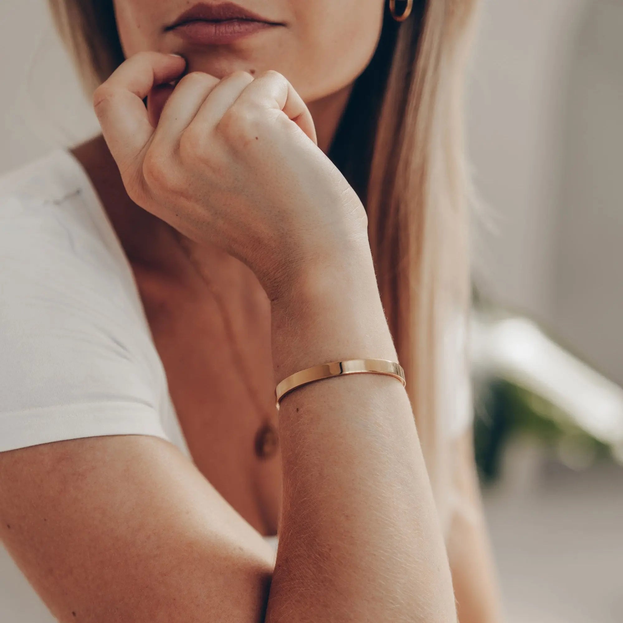 Basic Armreifen • Edelstahl Vielring