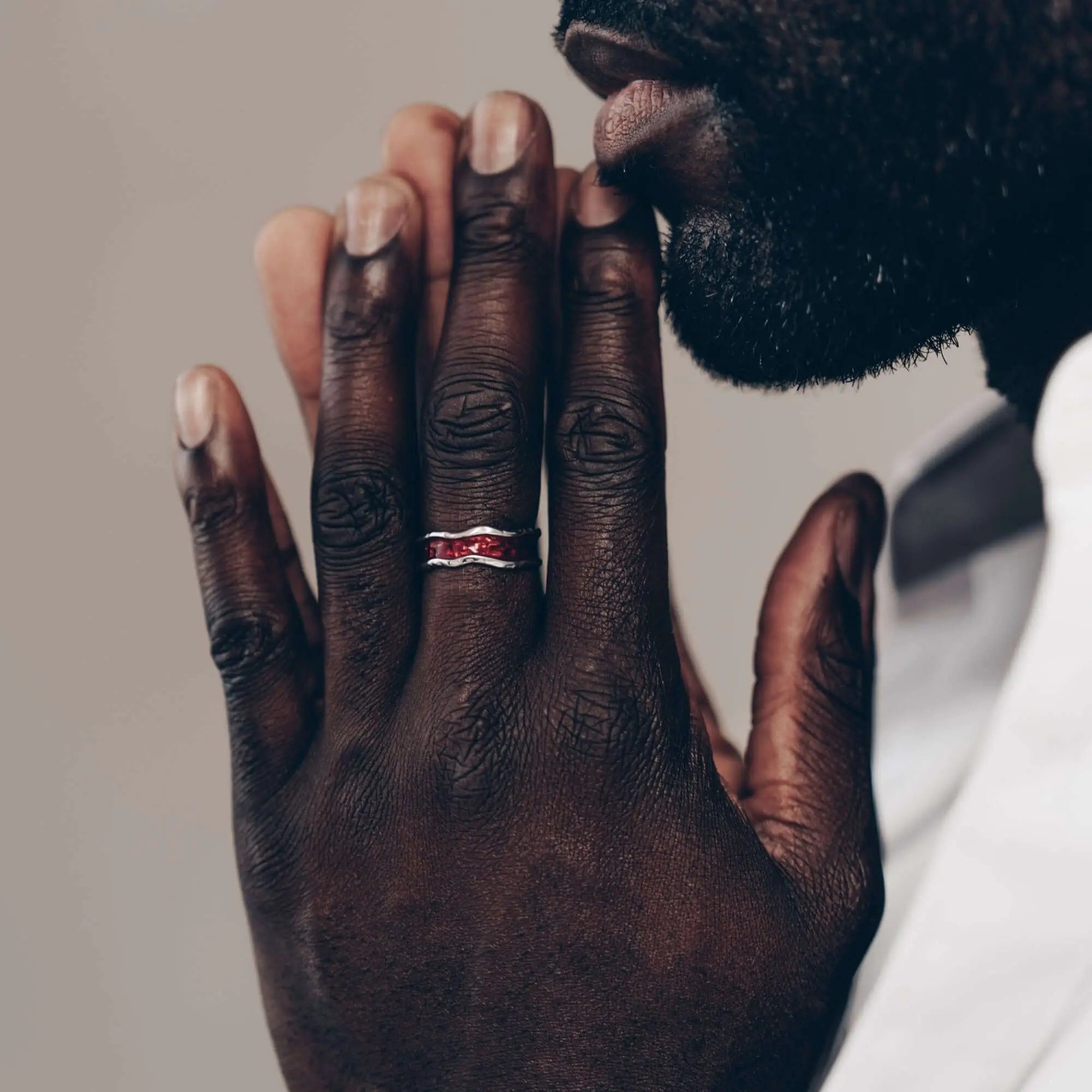 Stone Ring • 925 Sterling Silber Vielring