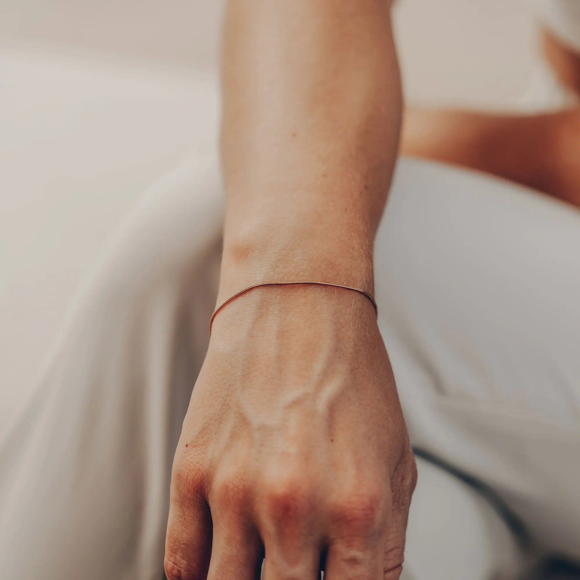 Dünnes Armband • Edelstahl Vielring