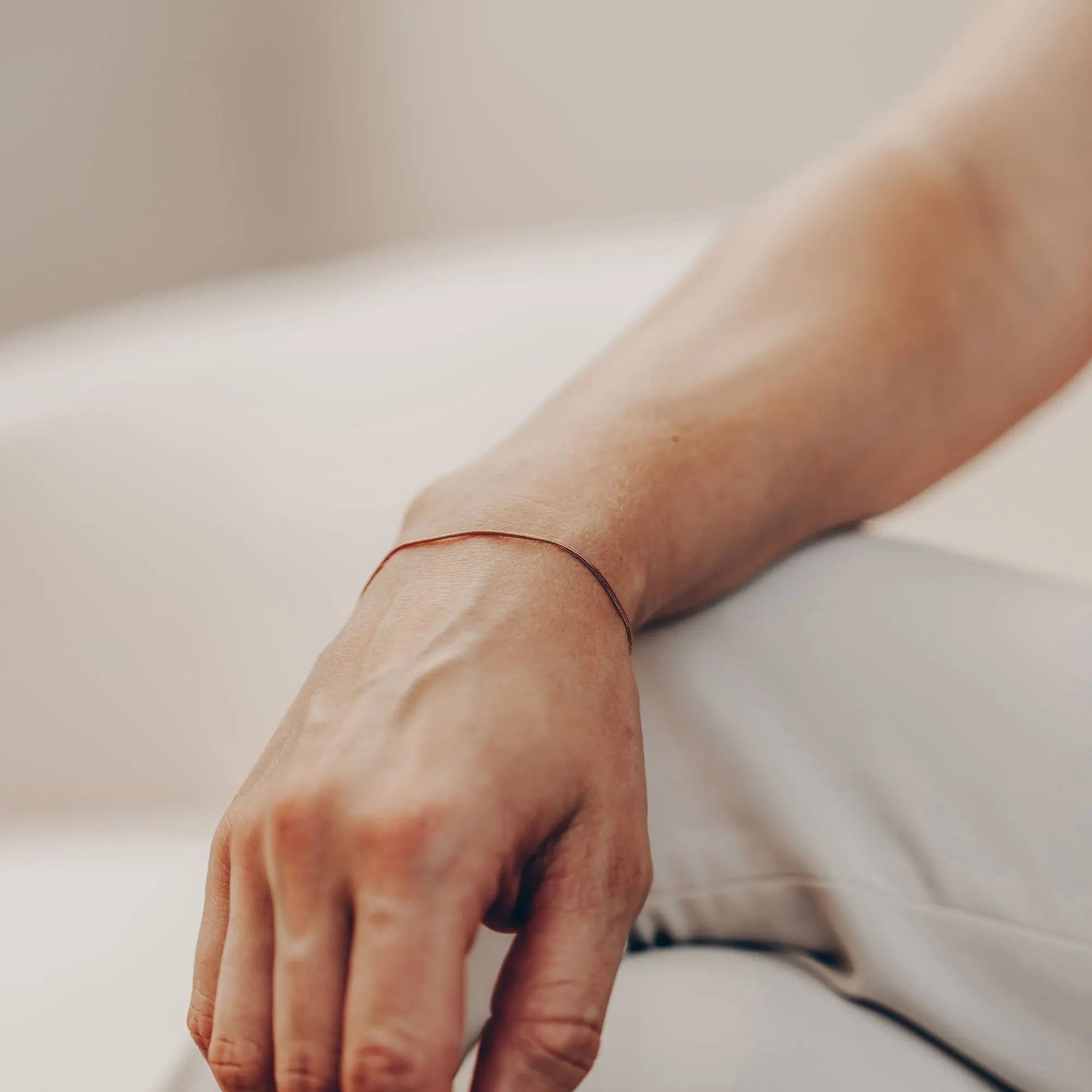 Dünnes Armband • Edelstahl Vielring