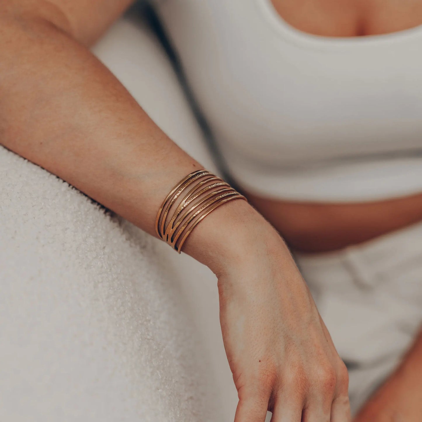Doubel Layerd Armreifen Vielring