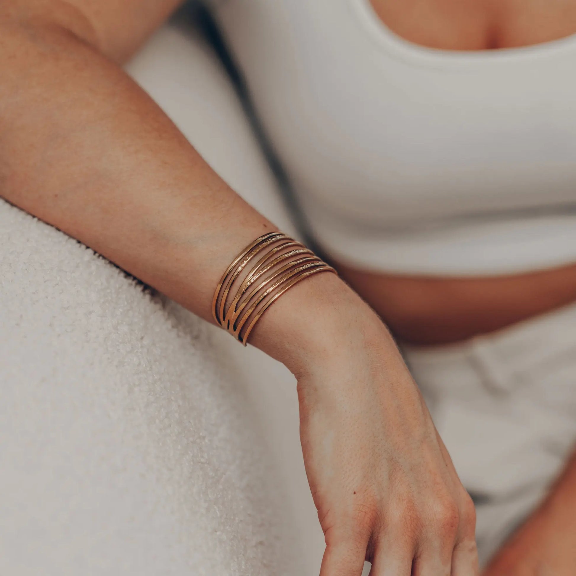 Doubel Layerd Armreifen Vielring