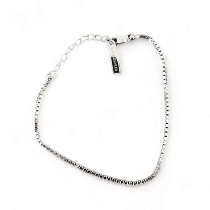 Vielring - Boxketten Armband verstellbar 1,5mm - 925 Silber - Silber / 16+3 cm