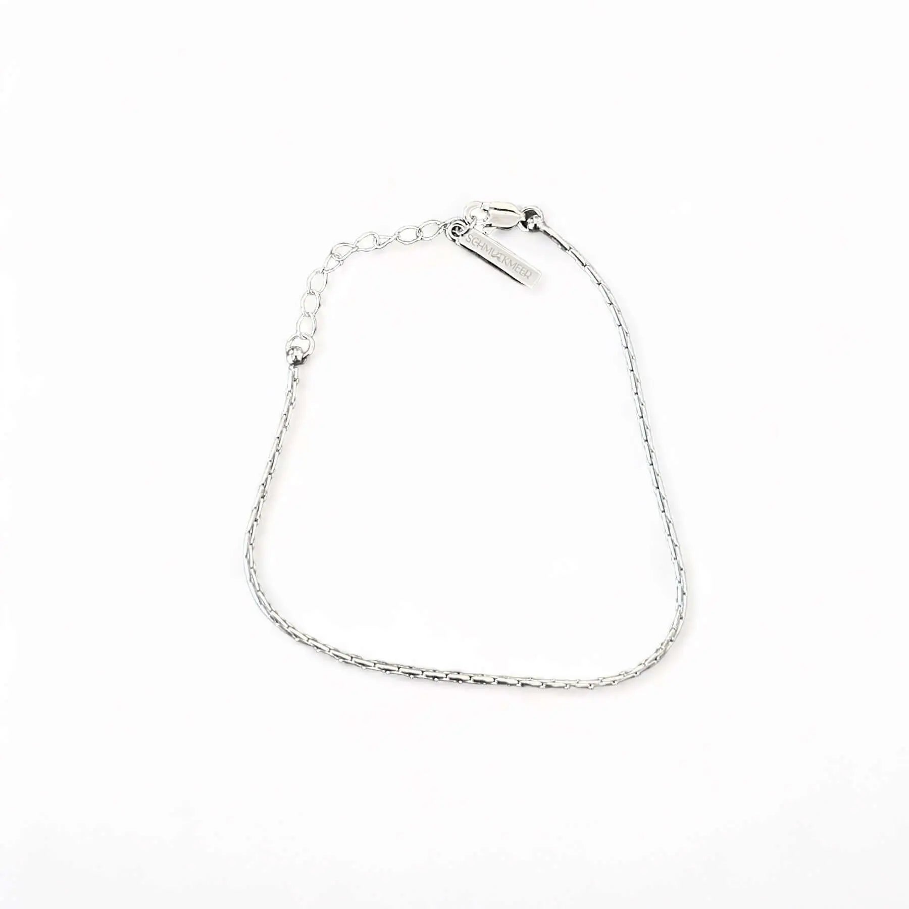 Draht Armband verstellbar 1,3mm - 925 Silber Schmuckmeer
