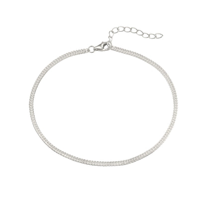 Carlo chain bracelet 6 mm - 925 silver