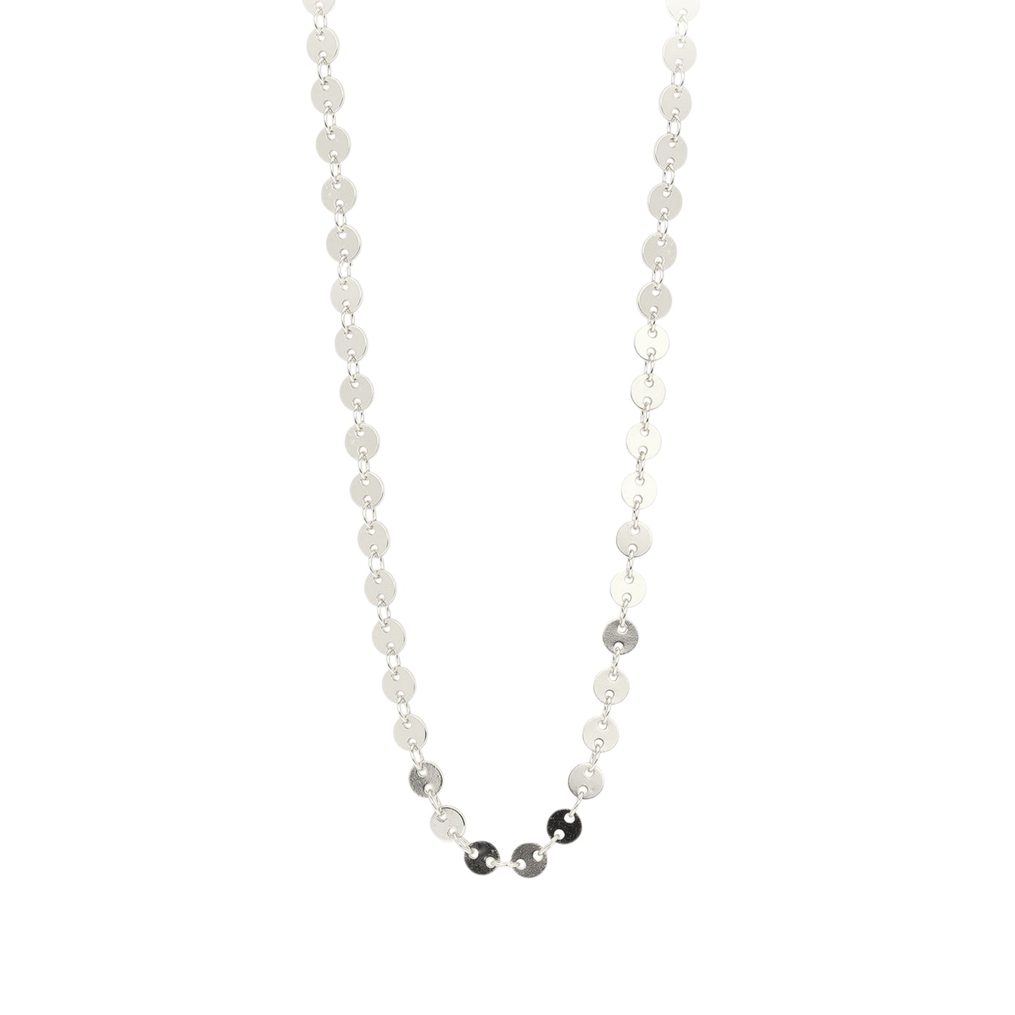 Square Zirconia Necklace - 925 Silver