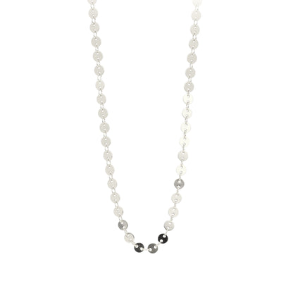 Square Zirconia Necklace - 925 Silver