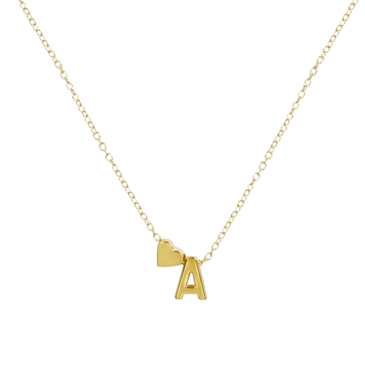 Square Zirconia Necklace - 925 Silver