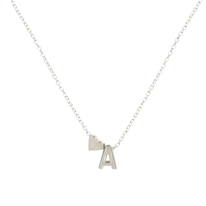 Square Zirconia Necklace - 925 Silver