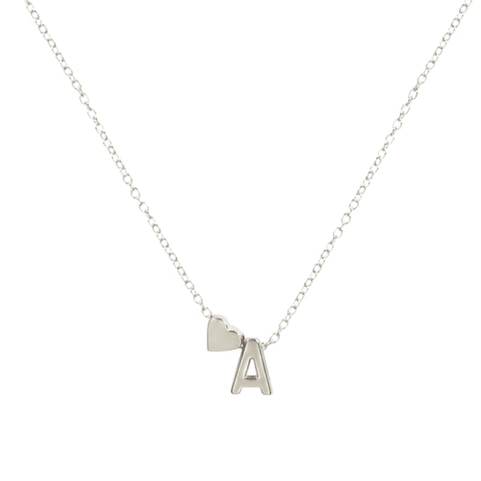 Square Zirconia Necklace - 925 Silver