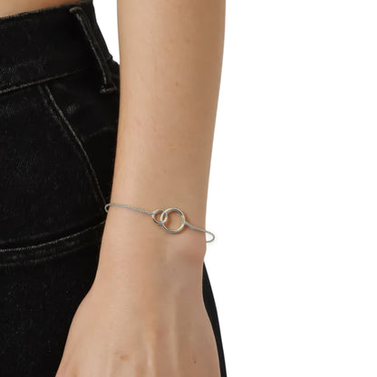 Partner bracelet 925 Sterling silver • Engraving as desired