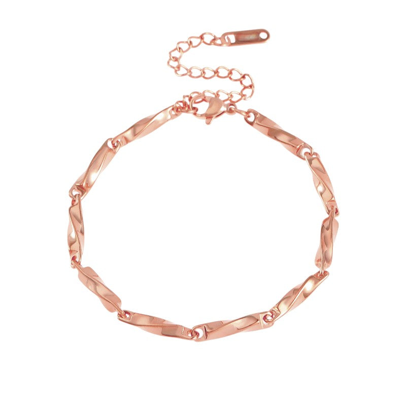herringbone anklet