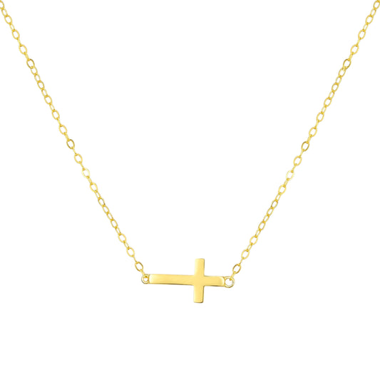 Square Zirconia Necklace - 925 Silver