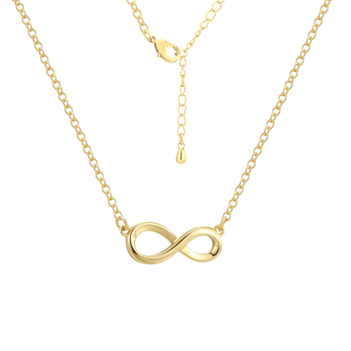 Square Zirconia Necklace - 925 Silver