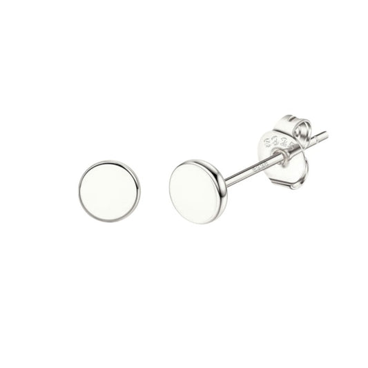 Rose stud earrings - 925 Sterling Silver