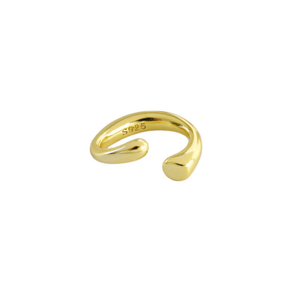 Hoop Ear Cuff 925 Sterling Silver - 0.6-0.9 mm thickness
