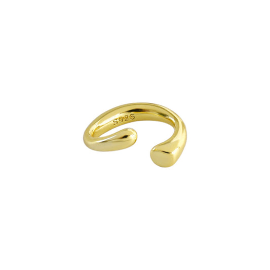 Hoop Ear Cuff 925 Sterling Silver - 0.6-0.9 mm thickness