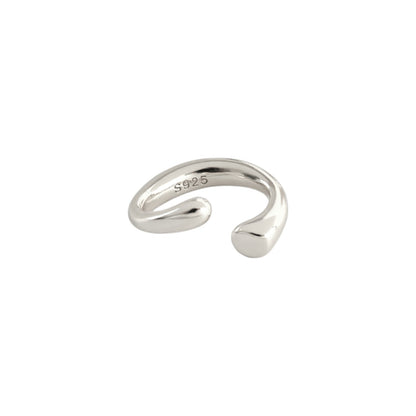 Hoop Ear Cuff 925 Sterling Silver - 0.6-0.9 mm thickness