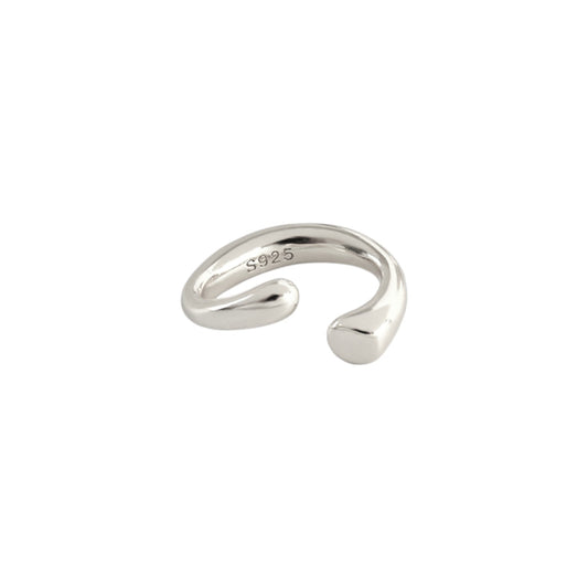 Hoop Ear Cuff 925 Sterling Silver - 0.6-0.9 mm thickness
