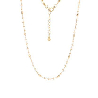 Square Zirconia Necklace - 925 Silver