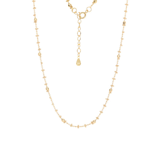 Square Zirconia Necklace - 925 Silver