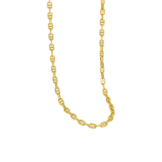 Square Zirconia Necklace - 925 Silver