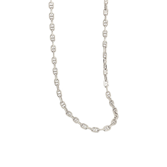 Square Zirconia Necklace - 925 Silver