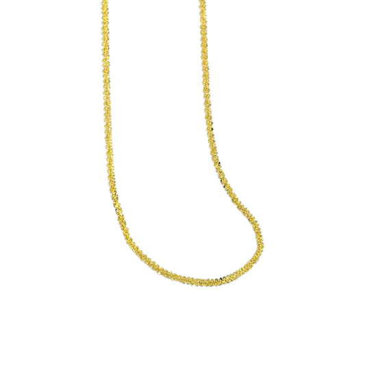Square Zirconia Necklace - 925 Silver