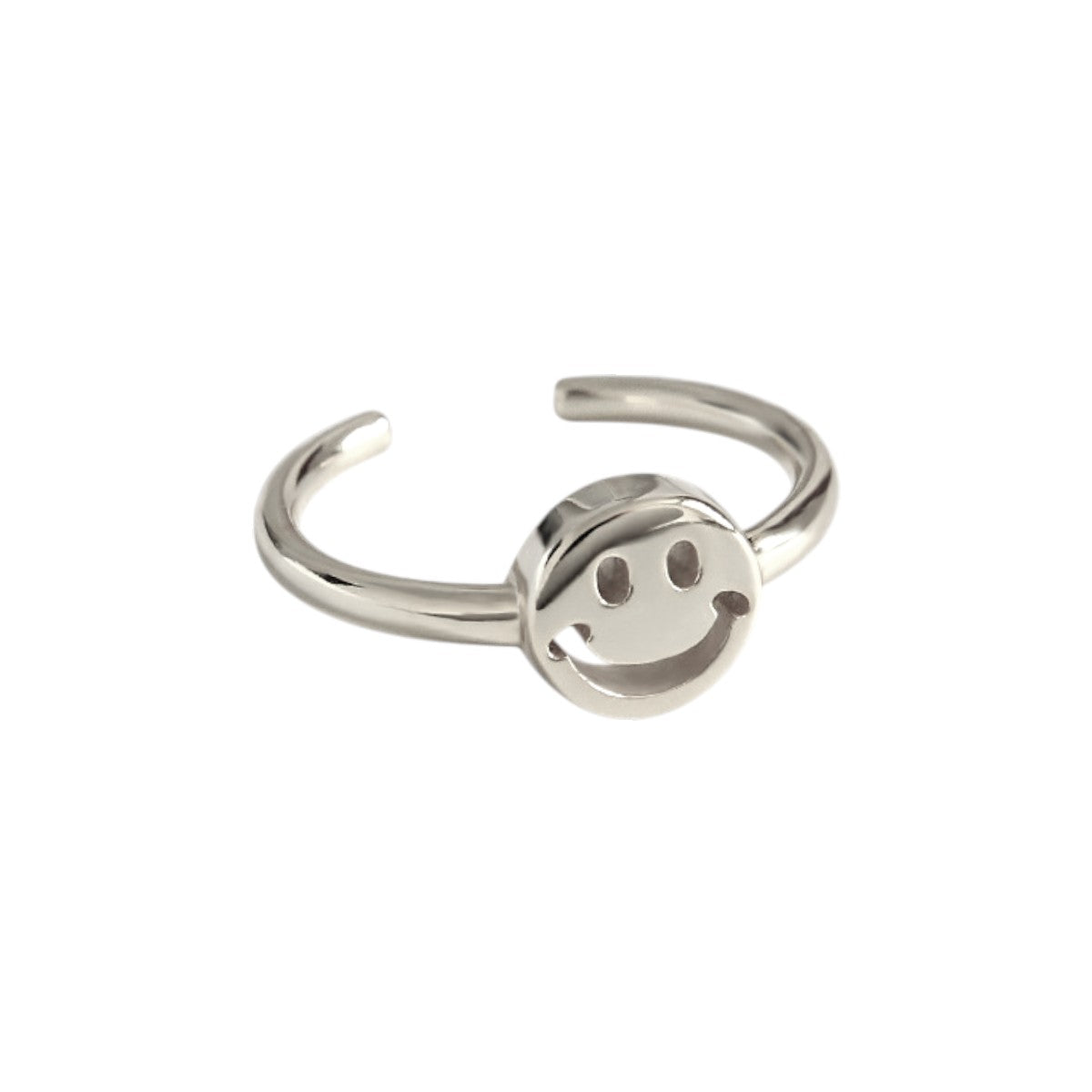 Gold Abstract Ring • 925 Sterling Silver Open Ring