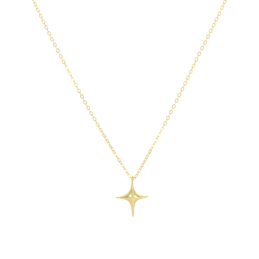Square Zirconia Necklace - 925 Silver