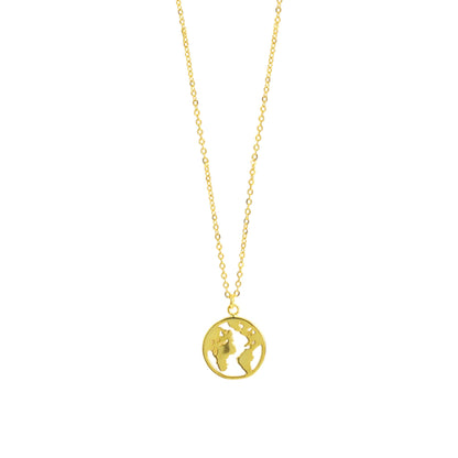 Square Zirconia Necklace - 925 Silver