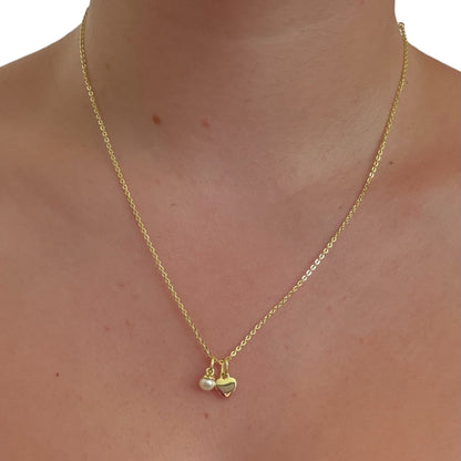 Square Zirconia Necklace - 925 Silver