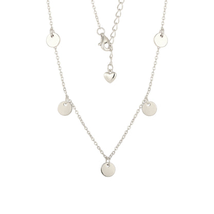 18k Silver Cross Necklace Gold