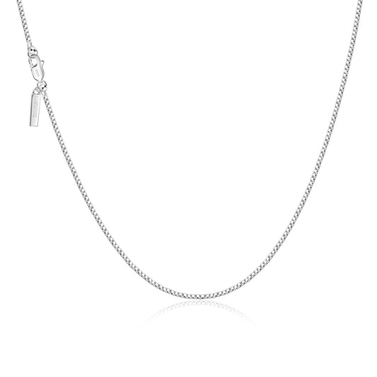 Box chain necklace 1.5mm - 925 silver