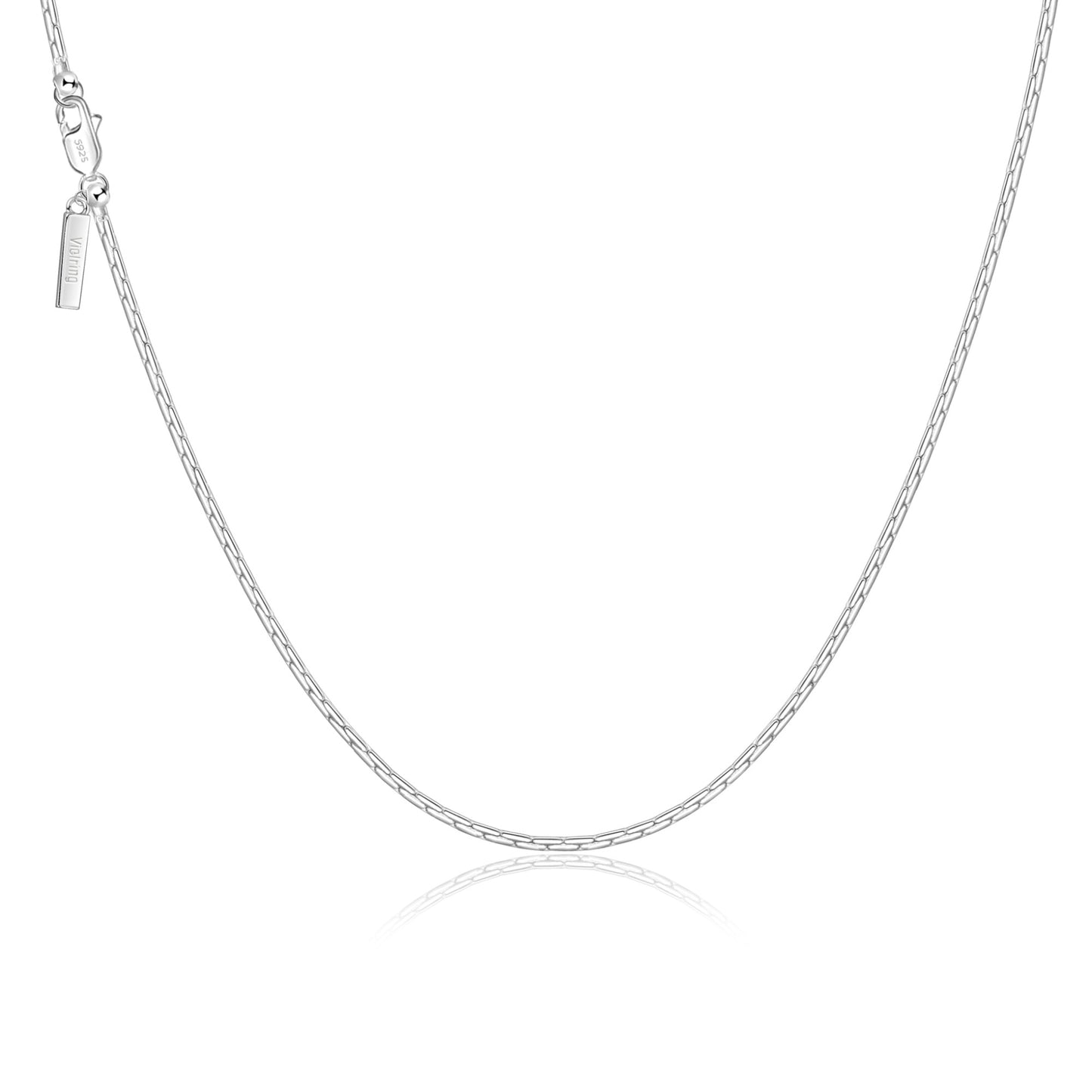 Wire chain 1.3mm - 925 silver