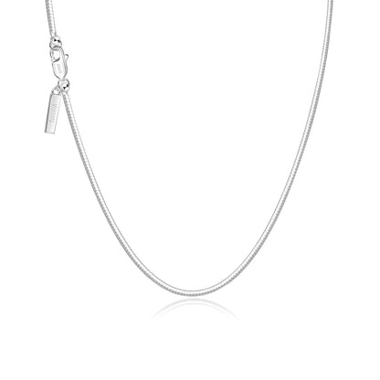Square necklace 1.5 mm - 925 silver