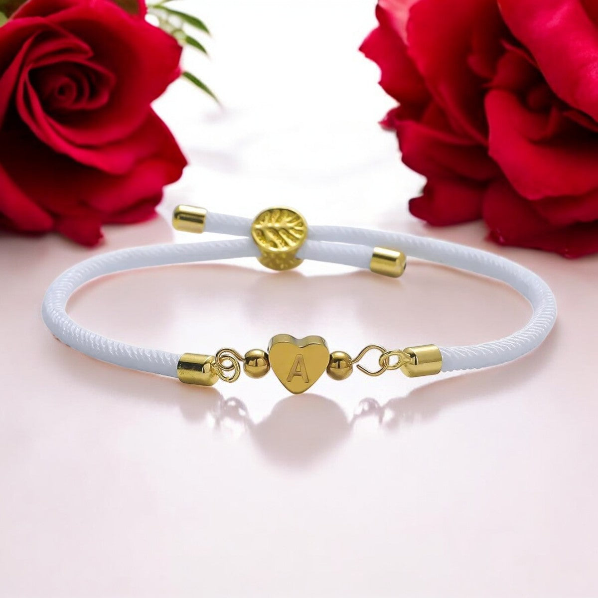 Buchstaben Herz Armband
