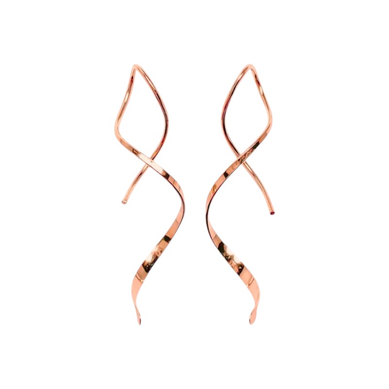 Dainty crystal hoop earrings • Zirconia crystals